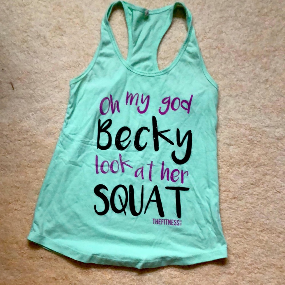 OMG Becky Look At Her Squat Tank Top